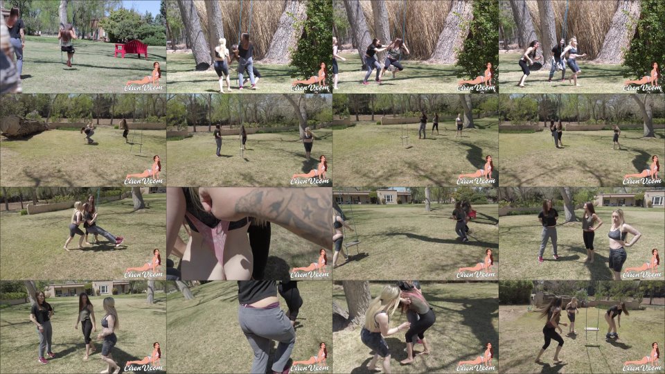 Ciren Verde Three Girl Wedgie Train