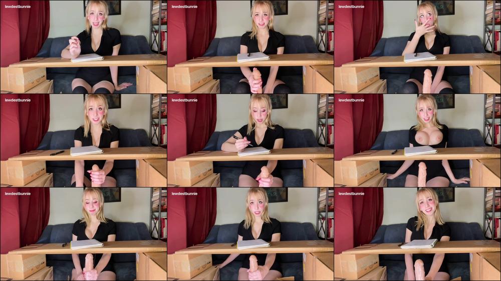 Lewdestbunnie - Under The Table Negotiation - Manyvids