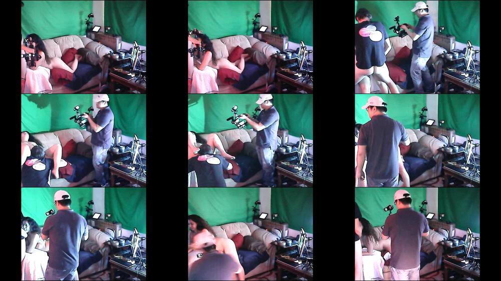 Spycam of cuckholding photo shoot