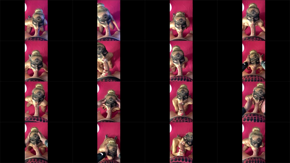 Throat Goat Blond Slut Sucks Daddys Dick
