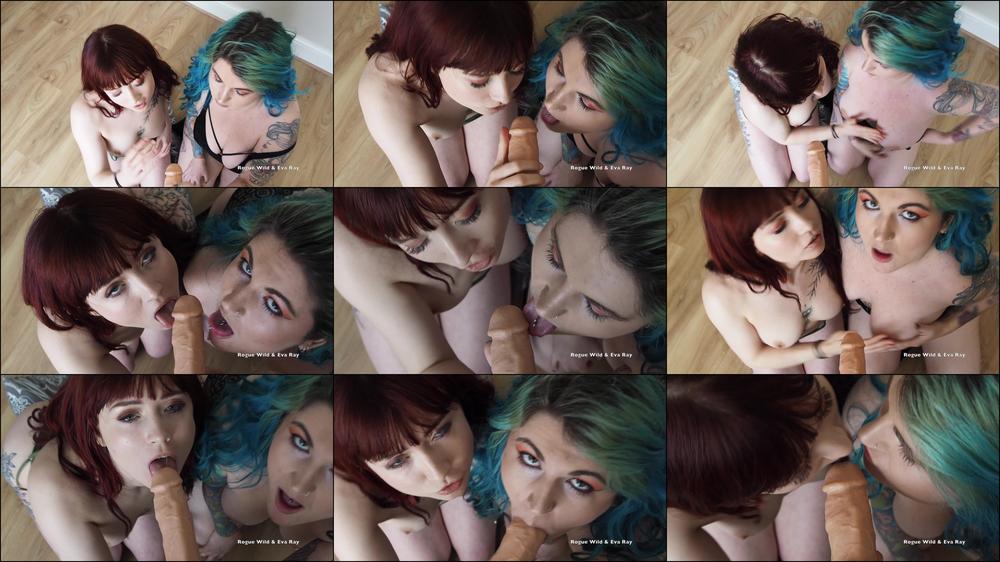Double blowjob POV