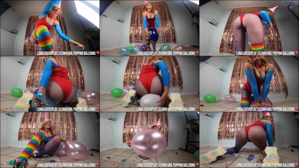 Clown Girl - Popping Balloons
