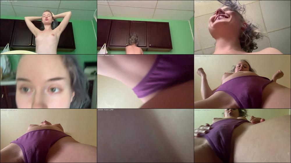 Giantess Sugar in 'Step Sister's Bra' POV SFX