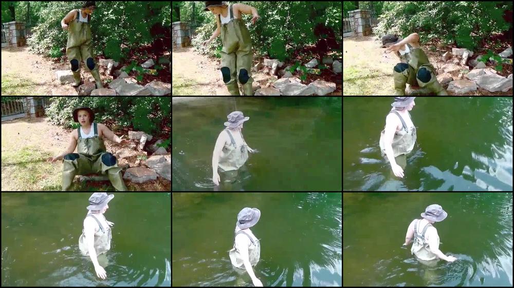 Galas Testing Chest Waders Underwater - Apr 15, 2019