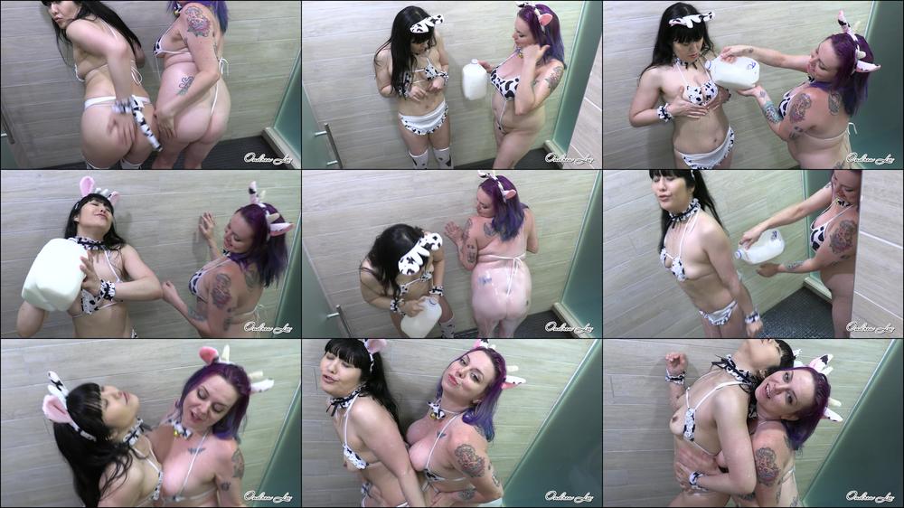 Ondrea Lee Jiggling Hucow Wet Messy Cows