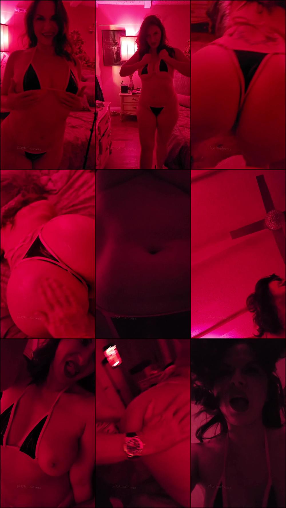 Pink Lights Miss Kitty teases in Bikini - January 08, 2022