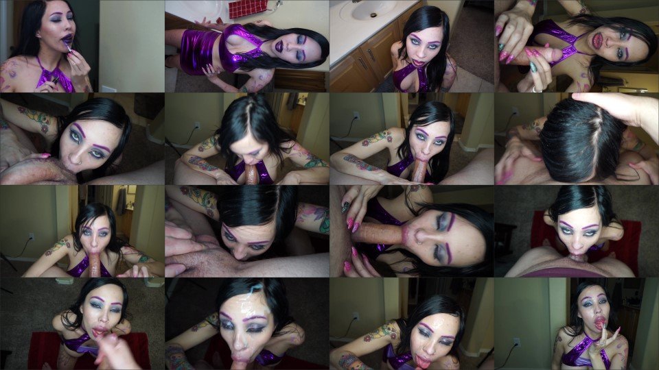Jasminedark Slut Wife Entertains Friends With Facial