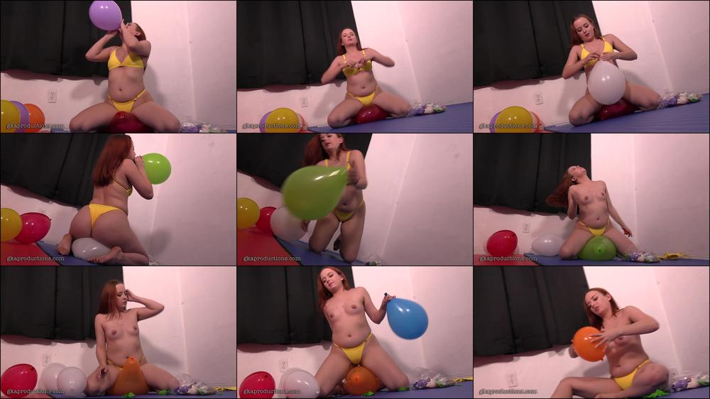 Lizzy Lamb Sexy Balloon Popping Fun