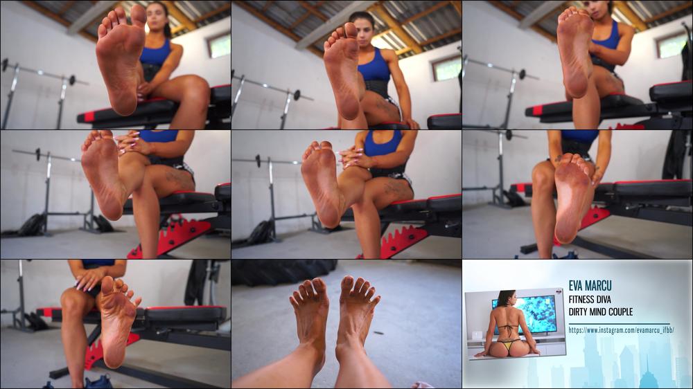 Gymbabe Lick My Tanned Feet Clean