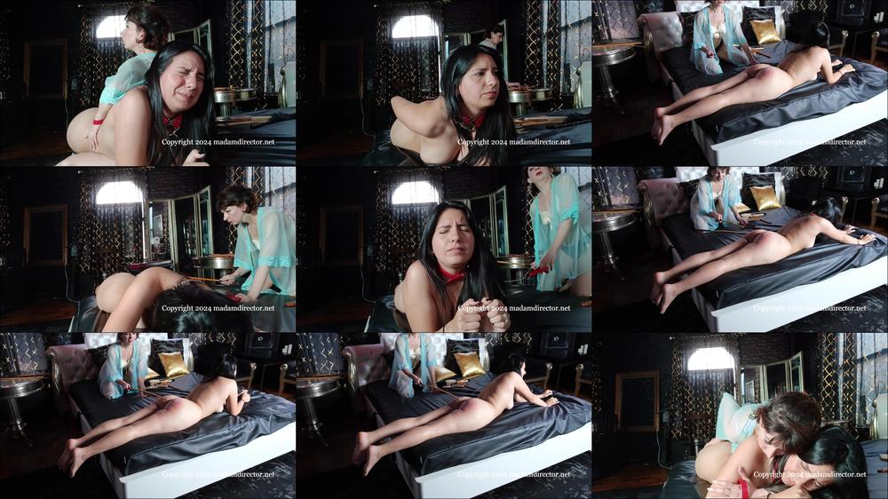 Madam Director - Alana And Madam Director - Lesbian Slave Punished Part 2 Caning 4K