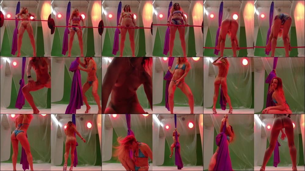 Naked vs Clothed Fitness Study to Music - April 04, 2020