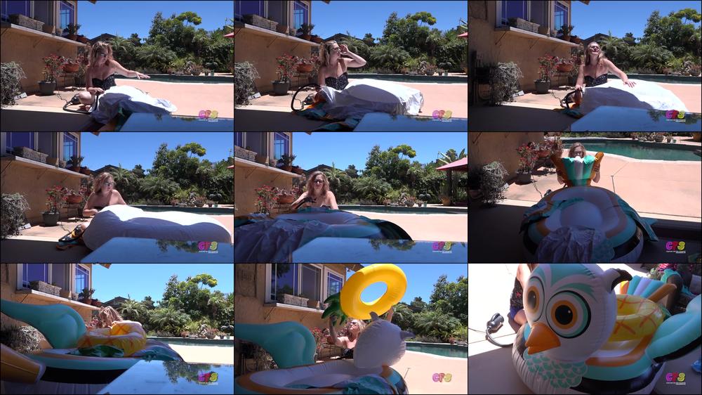Sable Inflates Owl at the Pool HD