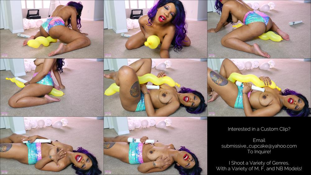 Subbiecupcake Teasing Myself With My Skinny Balloon