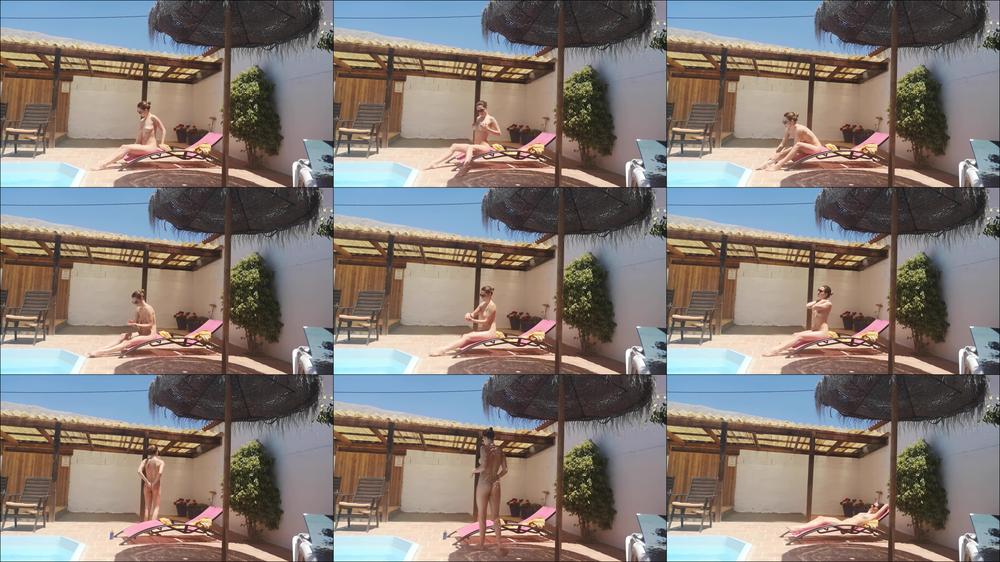 Lotion by the pool
