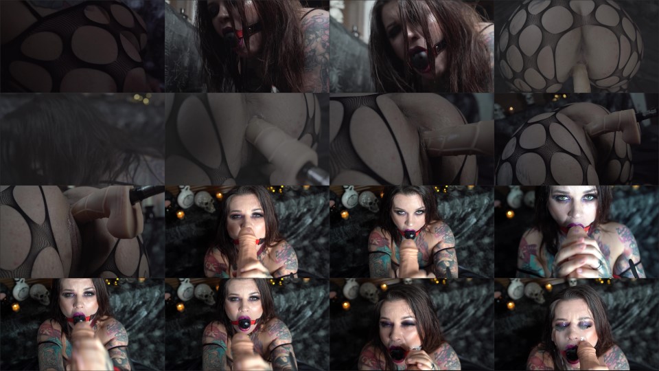 Sabiendemonia Goth Cum Slut Extreme Facial