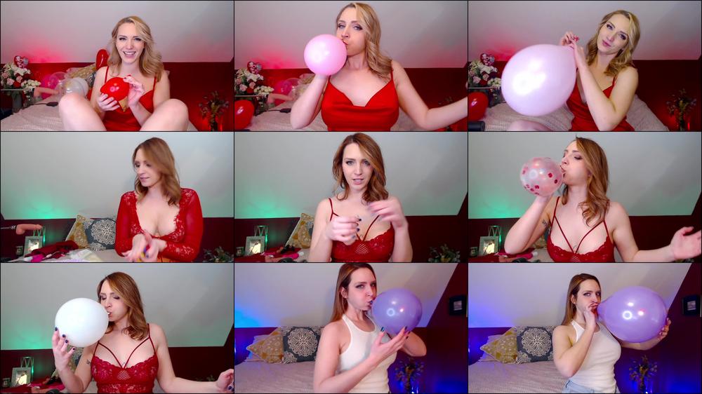 Live Balloon Blowing for My Fans