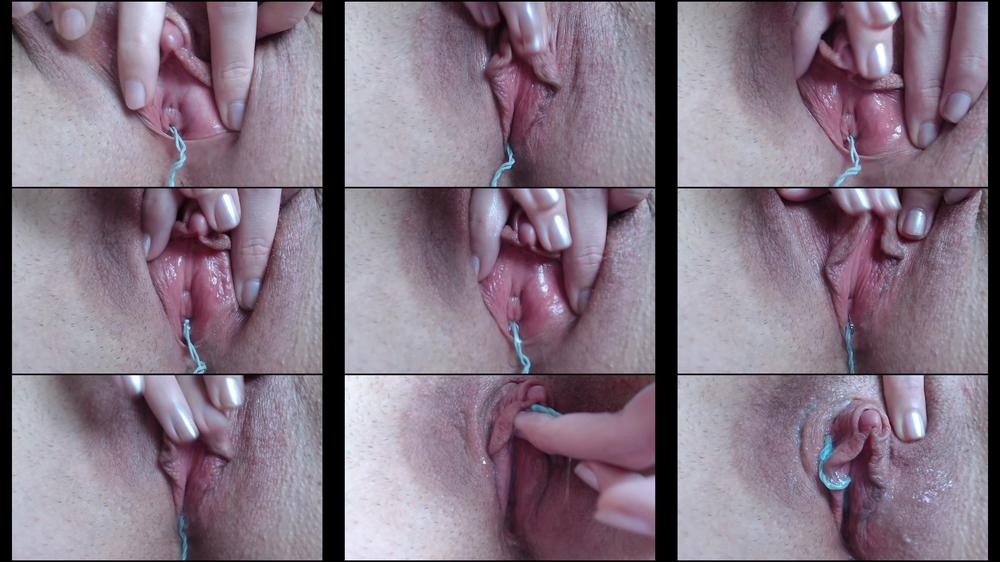 Cuteblonde666 Cumming With Tampons Inside Big Clit Hd