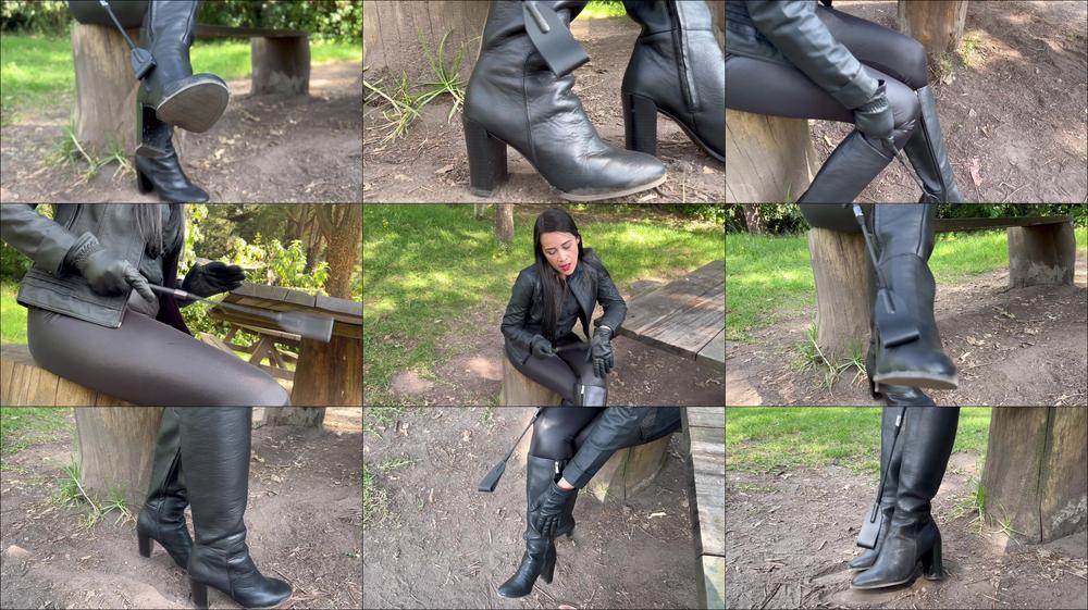 Hard whipping and boots - The Power Of Goddess Kahina Outdoors