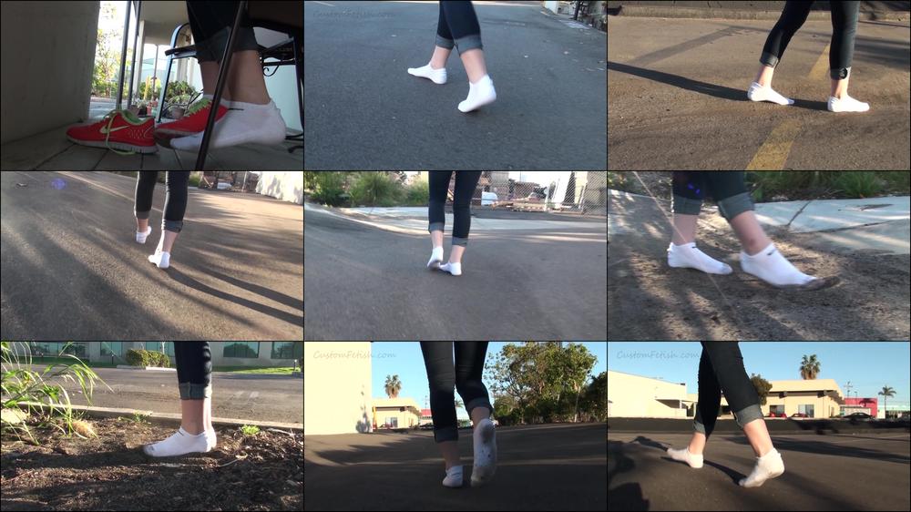 Molly Dirties White Nike Dri Ankle Socks