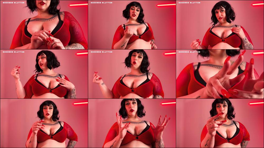 Finger Snapping Long Red Nails JOI