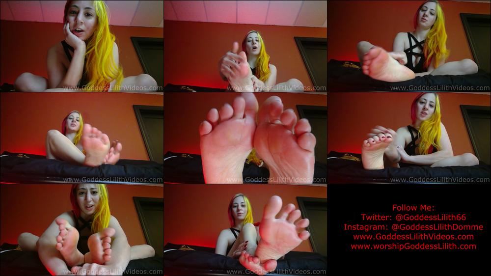 Goddess Lilith Foot Worship For A Good Boy Pov