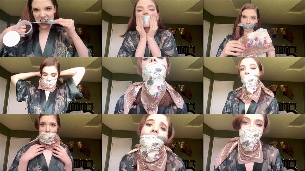 Redhead Gagged for You