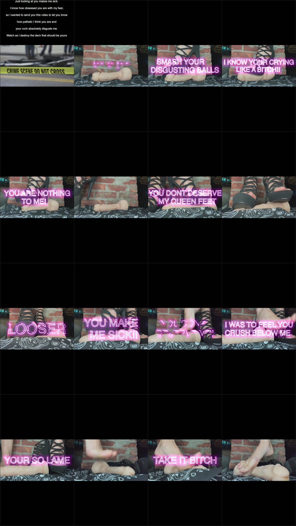 Queenmothersoles Shoe Dildo Smash Breakup
