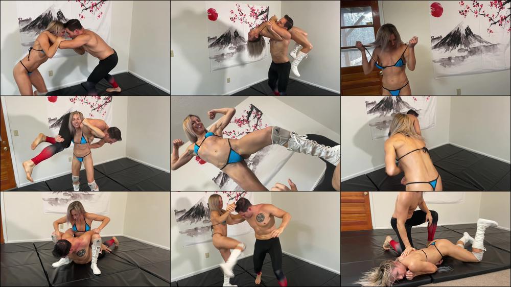 Lora Cross vs Sam Stout Mixed Wrestling - February 24, 2023