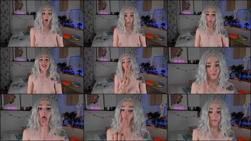 Ahegao drolls on dildo in wig - Jan 22, 2023