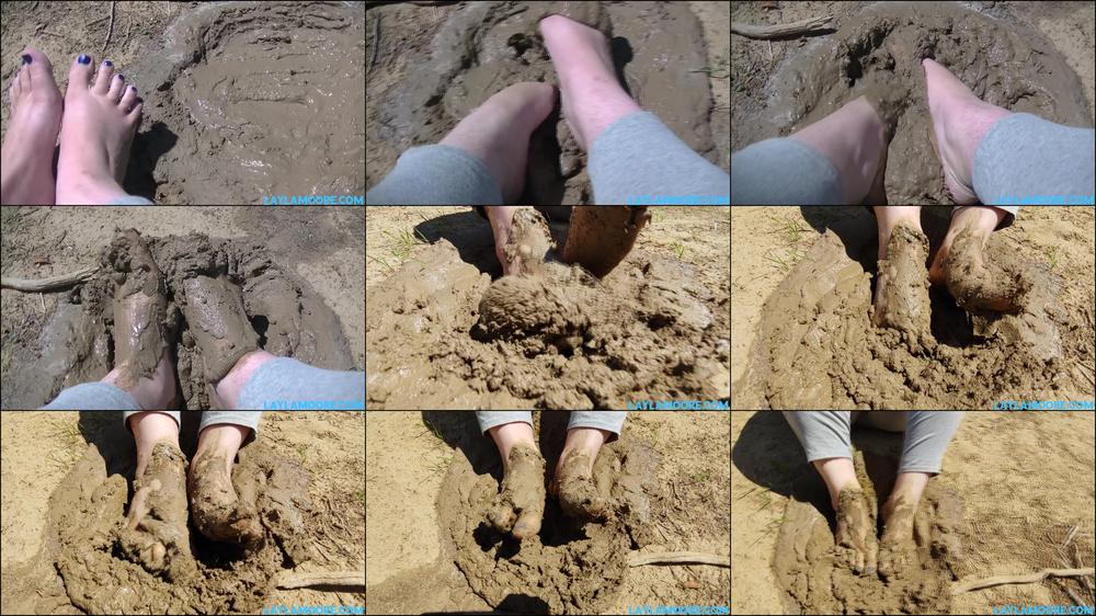 Layla's Big Muddy Feet