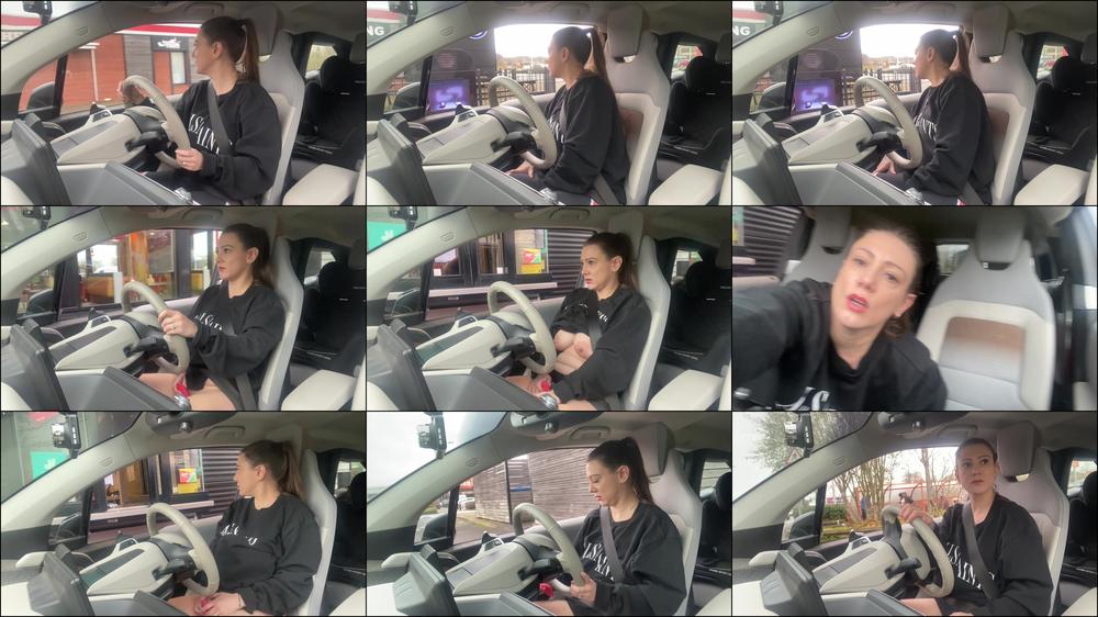 Sexy Masturbating Drive Thru