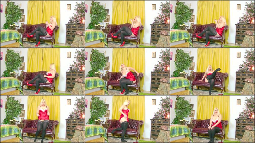 Galas Tease in Satin Holiday Lingerie - Dec 9, 2021