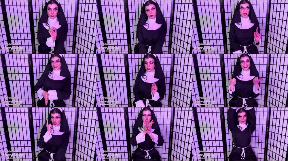 Nun Forgives Sins Instructs Ballbusting