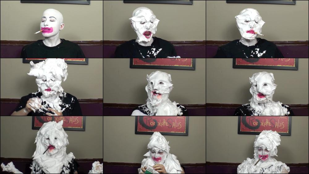 Smoking Shaving Cream Clown Makeup WAM - May 11, 2018