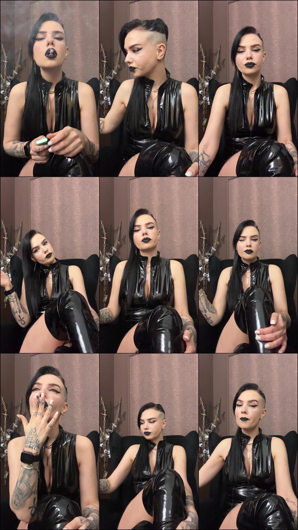 RyssaQu33n - Asmr Smoking And Outfit