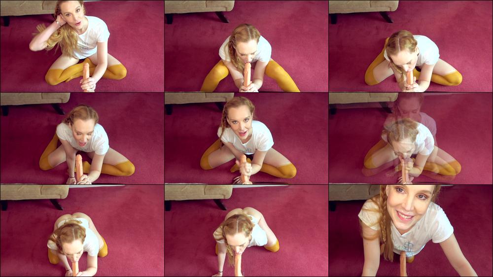 Ariel Anderssen Submissive Bj In Socks Tshirt