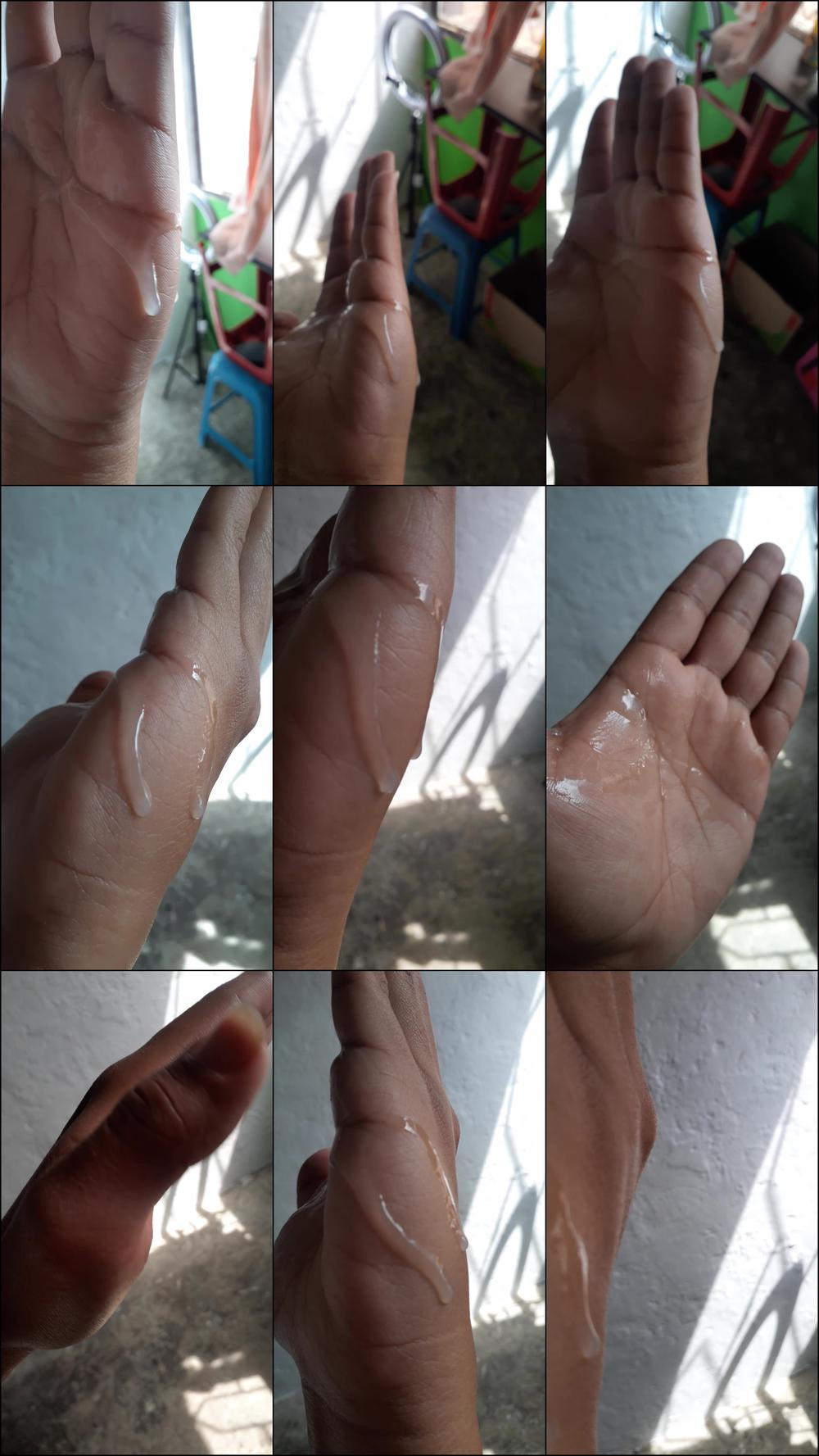 I came in my hand because of you