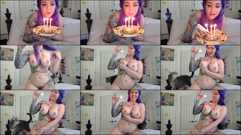 Burning myself with hot wax Bday bash