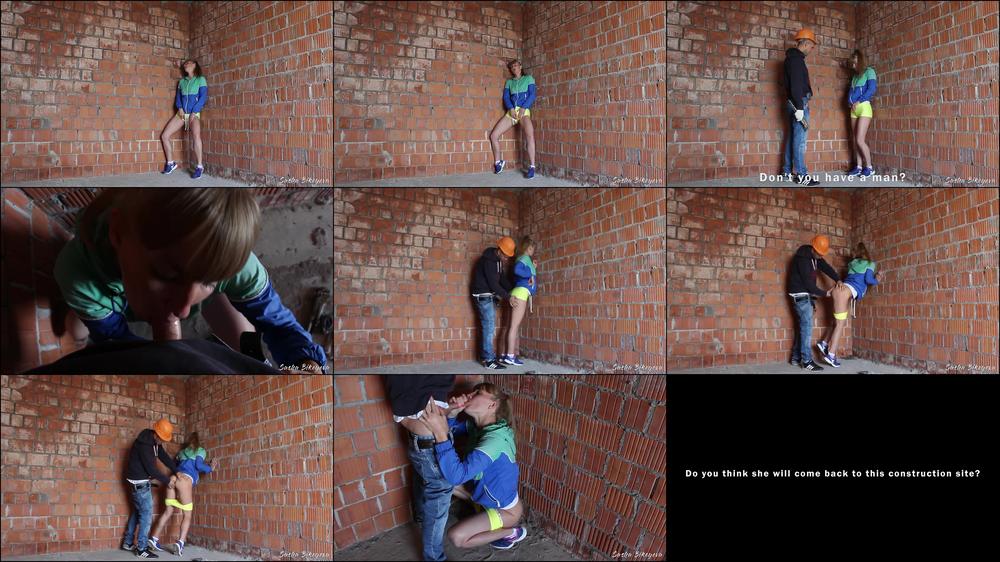 Aleksandra Bikeeva Unexpected Sex At A Construction Site