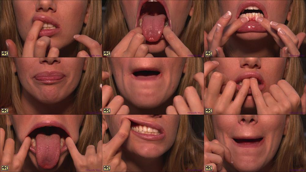Mouth  Lip Curling 4K - October 22, 2015