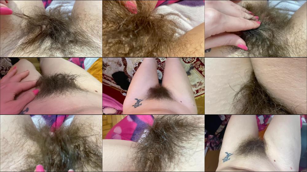 Cuteblonde666 Close Up On My Hairy Pussy Big Bush 4K