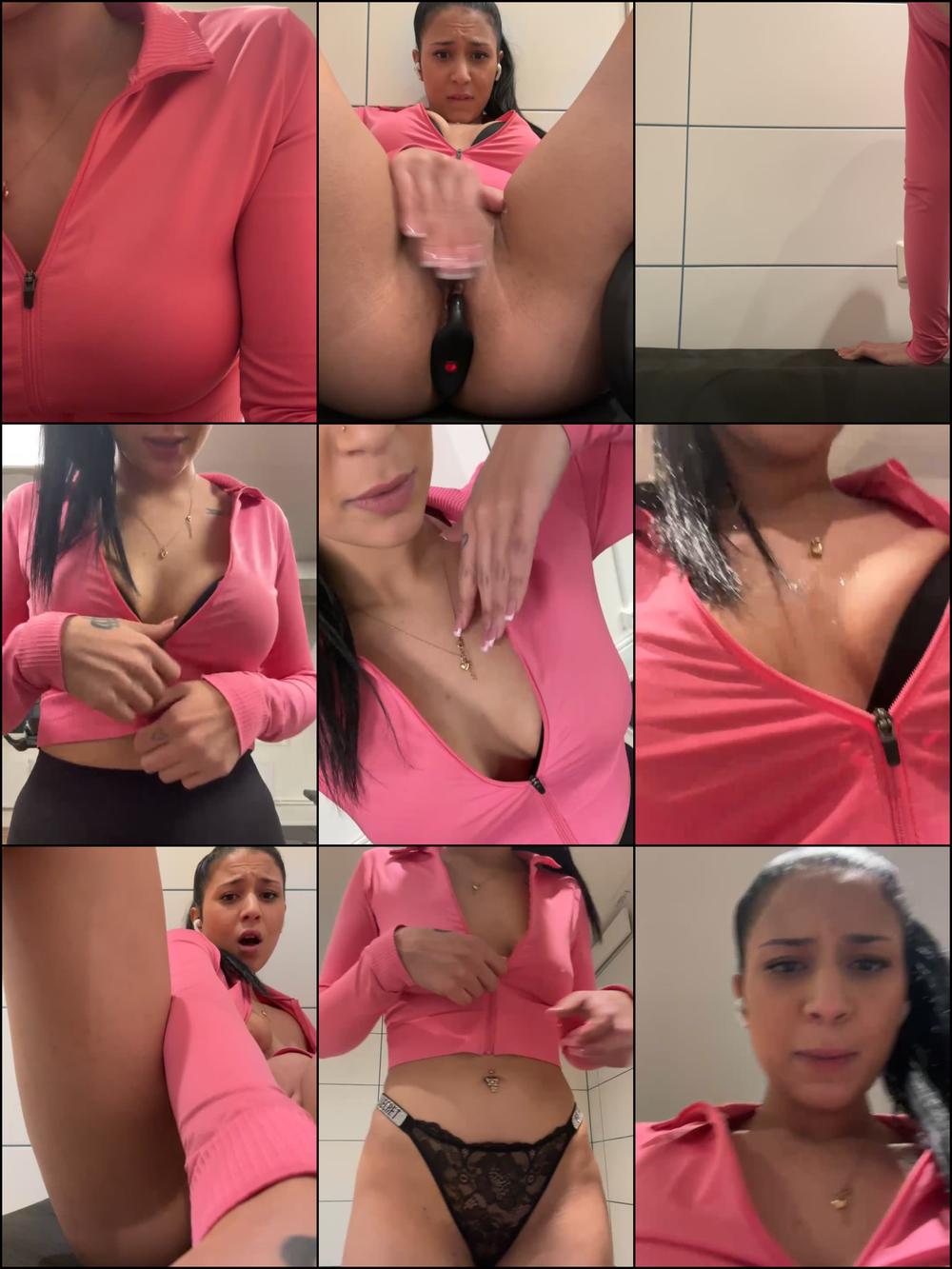 Sweaty day training in the gym