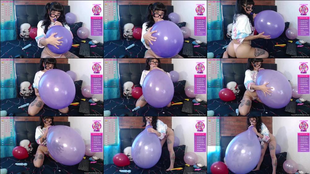 BLOW TO POP A 24 INCH PURPLE BALLOON - July 20, 2022