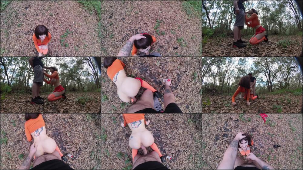 VELMA MAKES A DEAL IN THE WOODS
