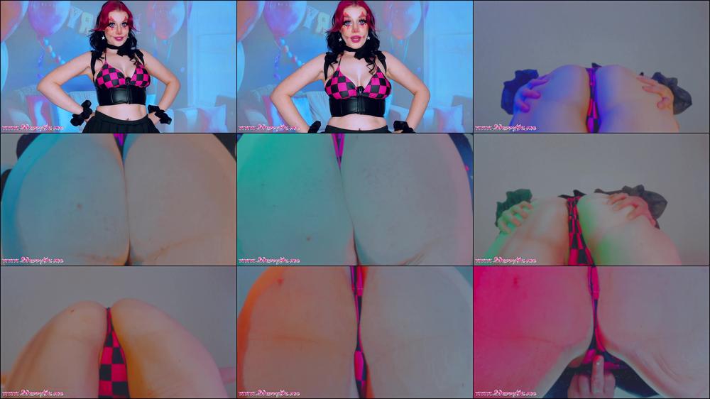 Clown Girl Face Sitting POV