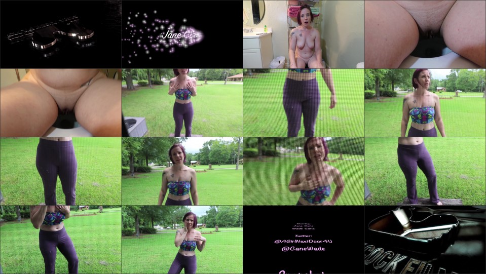 Jane Cane Janes First Public P-- Desperation Vid