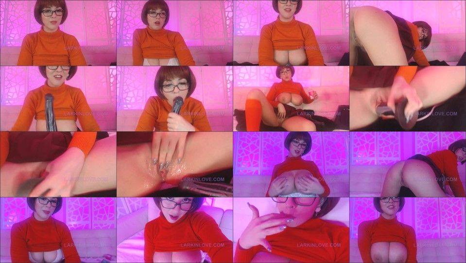 Larkin Love Velma Horse Cock Creampie And Suck