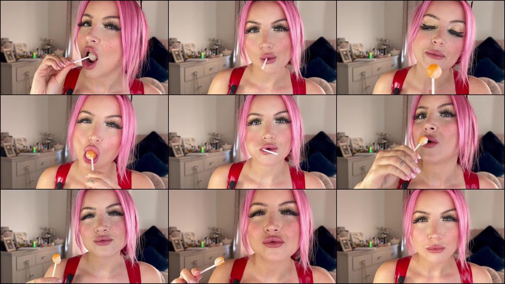 Lollipop sucking ASMR