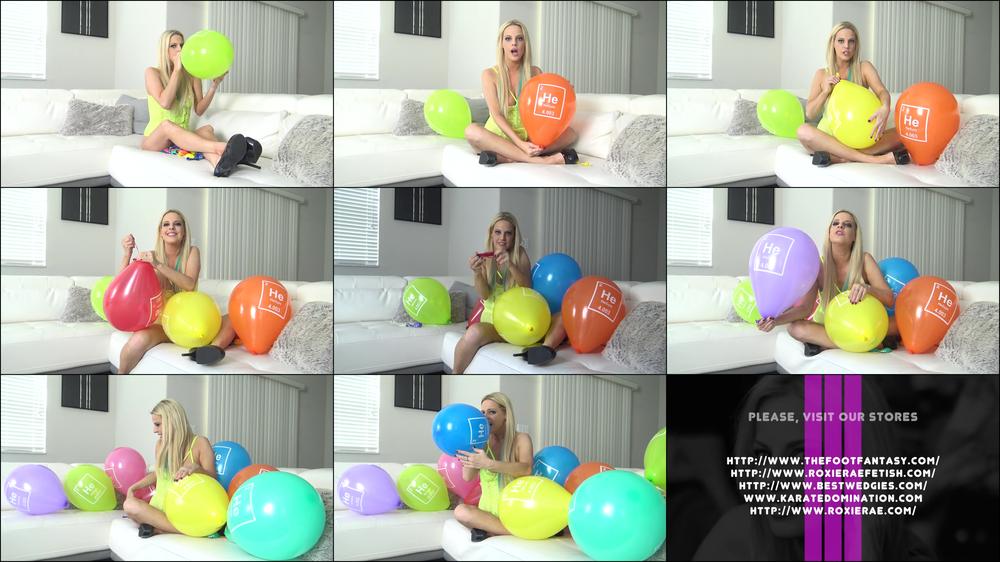 Roxieraefetish Roxies Balloon Blowing Joi