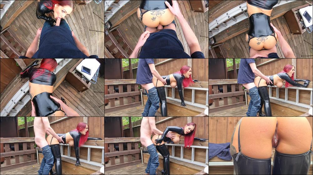 Ruby Onyx Latex Fucking And Creampie Outside